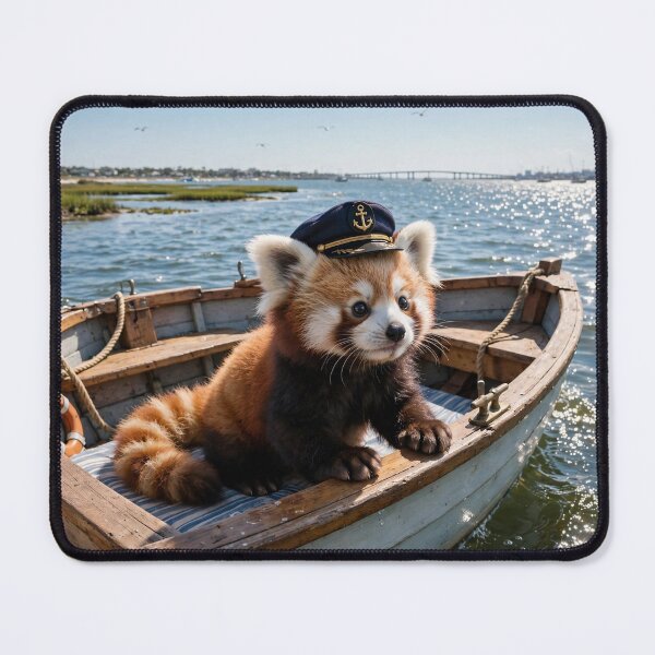 Item preview,  Red Panda on a Boat designed and sold by Savannah Gibbs.