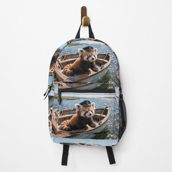 Item preview, Red Panda on a Boat designed and sold by Savannah Gibbs.