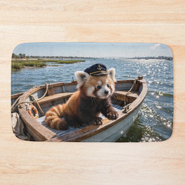 Item preview,  Red Panda on a Boat designed and sold by Savannah Gibbs.