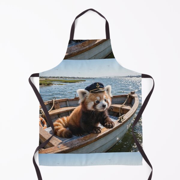 Item preview, Red Panda on a Boat designed and sold by Savannah Gibbs.