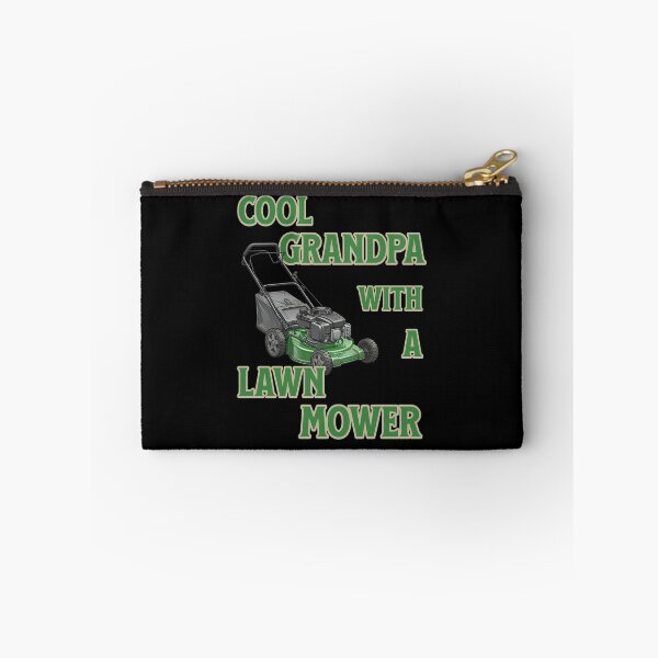 Item preview, Cool grandpa with a lawnmower designed and sold by ReneMM.