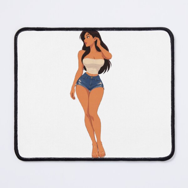 Item preview, Retro Brunette Pin-Up – Classic American Cartoon Glamour designed and sold by Hollow Moon Studios..