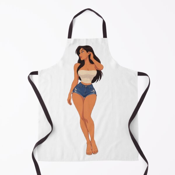 Item preview, Retro Brunette Pin-Up – Classic American Cartoon Glamour designed and sold by  Hollow Moon Studios..