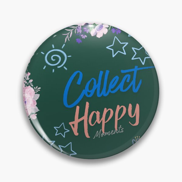Item preview, Collect Happy Moments Floral Quote Art designed and sold by BarakahCrafts.