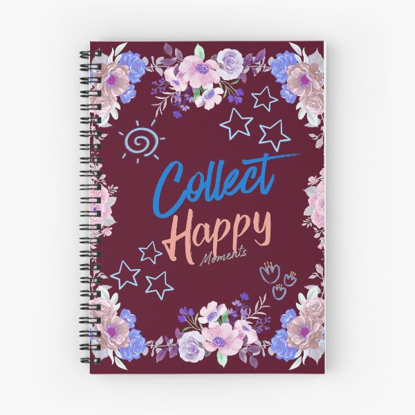 Item preview, Collect Happy Moments Floral Quote Art designed and sold by BarakahCrafts.