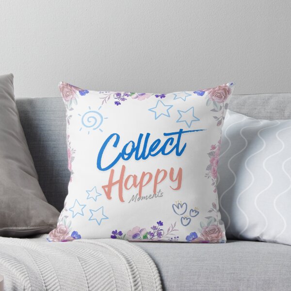 Item preview, Collect Happy Moments Floral Quote Art designed and sold by BarakahCrafts.