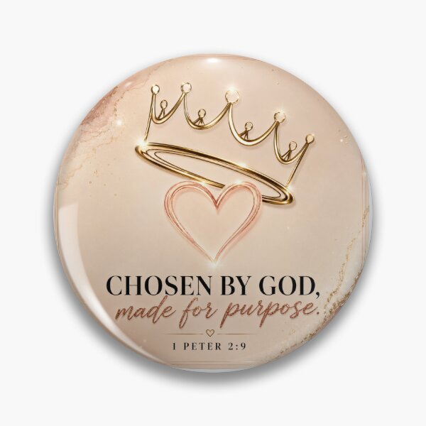 Item preview, Chosen by God, Made for Purpose – 1 Peter 2:9 Christian Faith Art designed and sold by     Crowned Canvas Studio ⭐ .