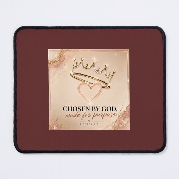 Item preview, Chosen by God, Made for Purpose – 1 Peter 2:9 Christian Faith Art designed and sold by Crowned Canvas Studio ⭐ .