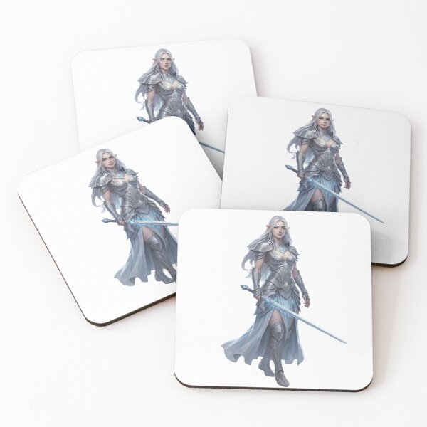 Item preview, Elyndra Queen of Light- Female Elf Warrior fantasy Armor  designed and sold by LC&LCPlatform.
