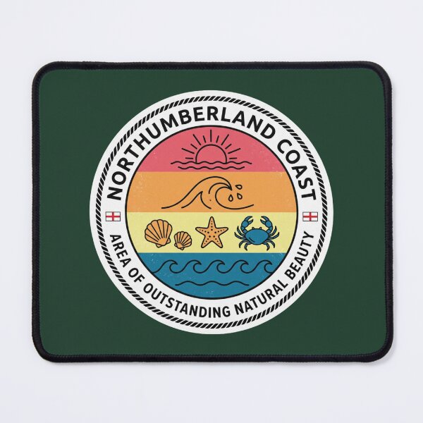Item preview, Northumberland Coast AONB England Coastal Travel Souvenir designed and sold by jeshands.
