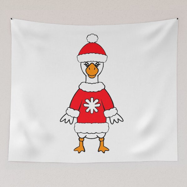 Item preview, Ugly Christmas Sweater Porch Goose designed and sold by Sartoris Art.