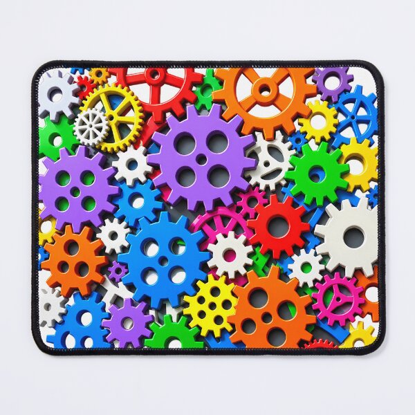 Item preview, Gears in Motion – Colorful Mechanical Engineering Steampunk Wall Art designed and sold by HoMya.