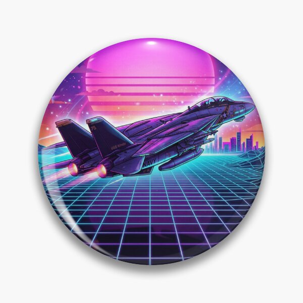 Item preview, F-14 Tomcat Swing Wing 80s Synthwave designed and sold by FinalApproach.