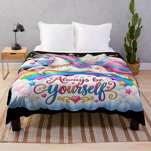 Item preview, Always Be Yourself – Magical Rainbow Pegasus designed and sold by TroviTutto.