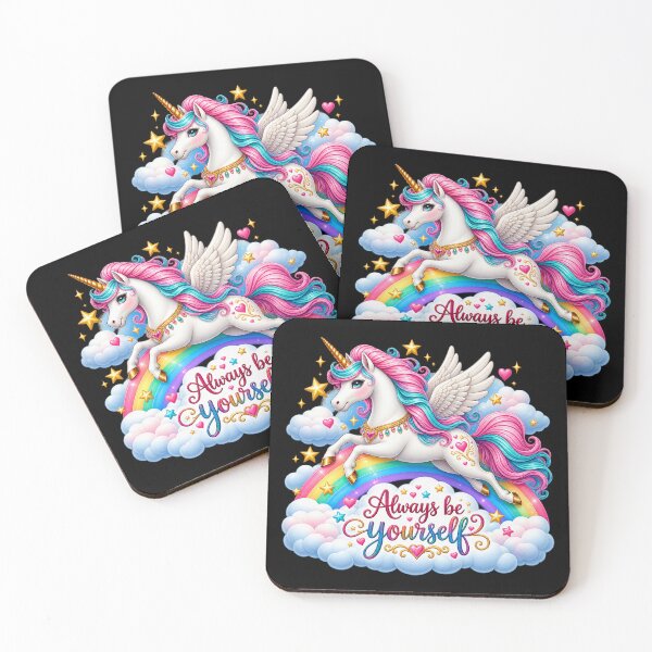 Item preview, Always Be Yourself – Magical Rainbow Pegasus designed and sold by TroviTutto.