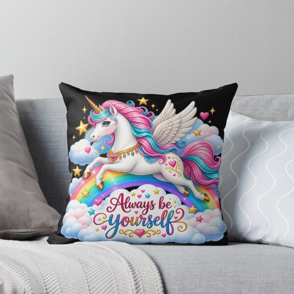 Item preview, Always Be Yourself – Magical Rainbow Pegasus designed and sold by TroviTutto.