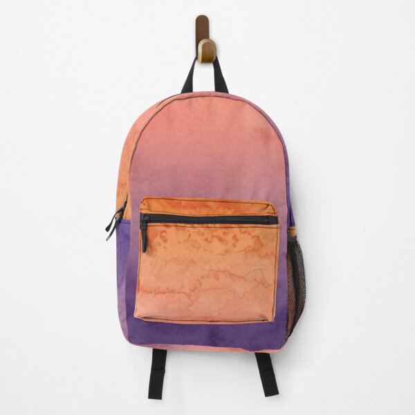 Item preview, Sunset Orange to Purple Watercolor Ombre Pattern designed and sold by SassyArtistry.
