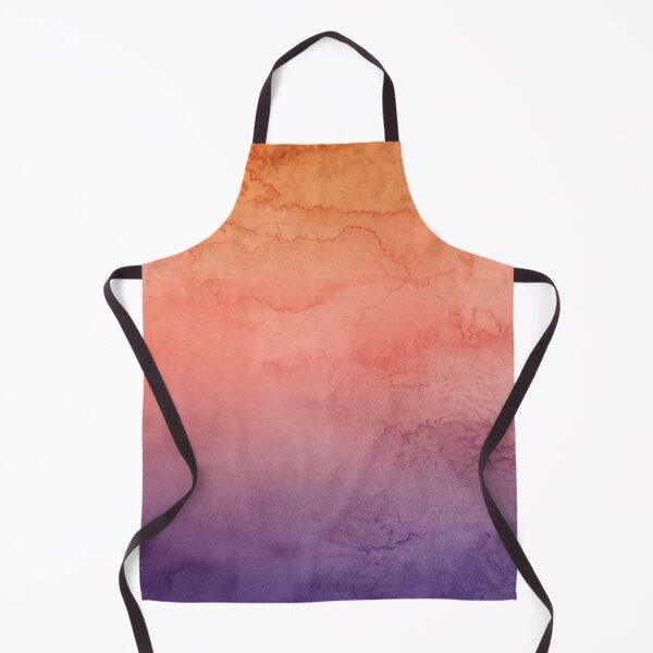 Item preview, Sunset Orange to Purple Watercolor Ombre Pattern designed and sold by SassyArtistry.