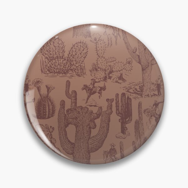 Item preview, Western Cactoile in Pantone Mocha Mousse designed and sold by YesterdayColl.