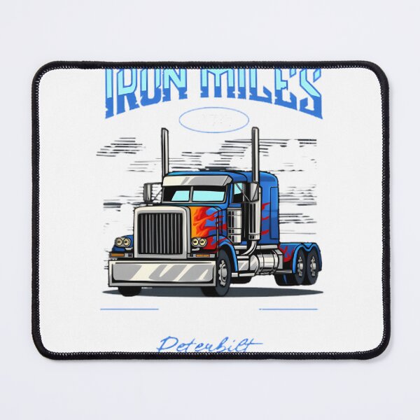 Item preview, Custom Flame Heavy Duty Semi Truck Graphic Classic Big Rig Road King Art | Best Gift designed and sold by Dark  Horse.