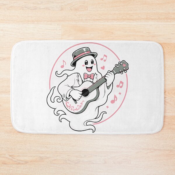 Item preview, Vintage Ghost Guitarist Badge — Gothic Horror Music Art designed and sold by Simon-art-land.