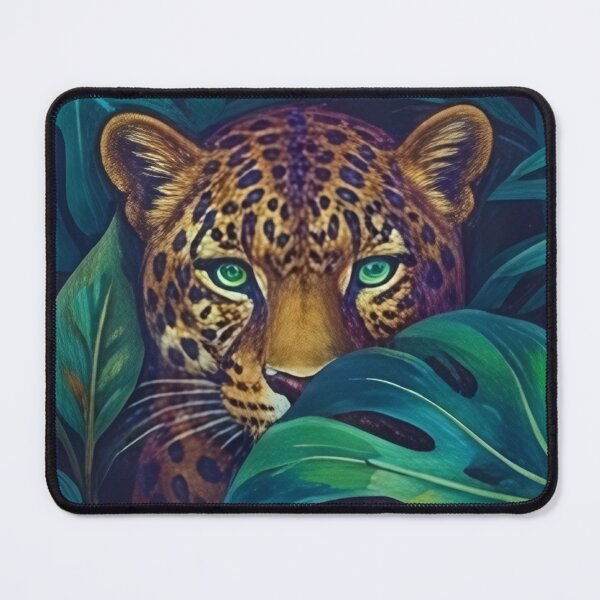 Item preview, Hidden Leopard in Tropical Jungle Leaves Pattern designed and sold by SassyArtistry.