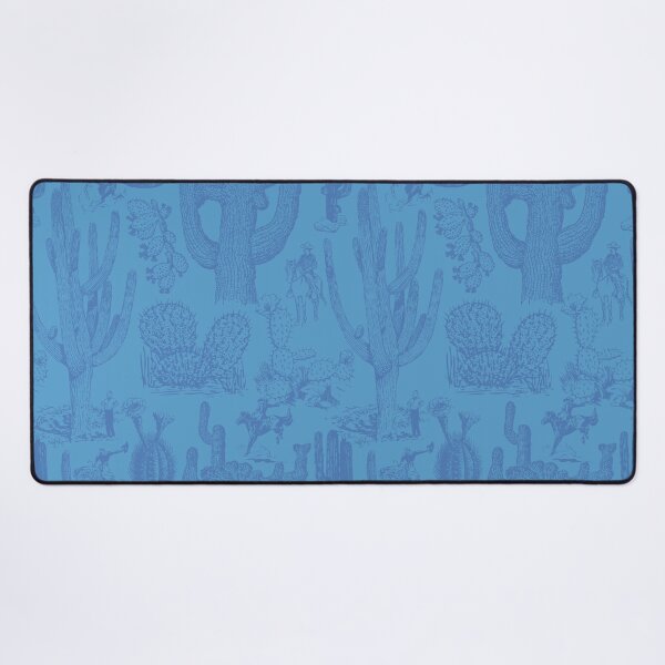 Item preview, Western Cactoile in Tonal Berry Blue designed and sold by YesterdayColl.