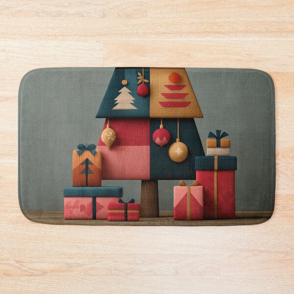 Item preview, Vintage Mid Century Modern Christmas Tree Art designed and sold by colorful-white.