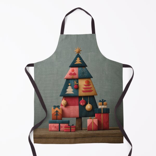 Item preview, Vintage Mid Century Modern Christmas Tree Art designed and sold by colorful-white.