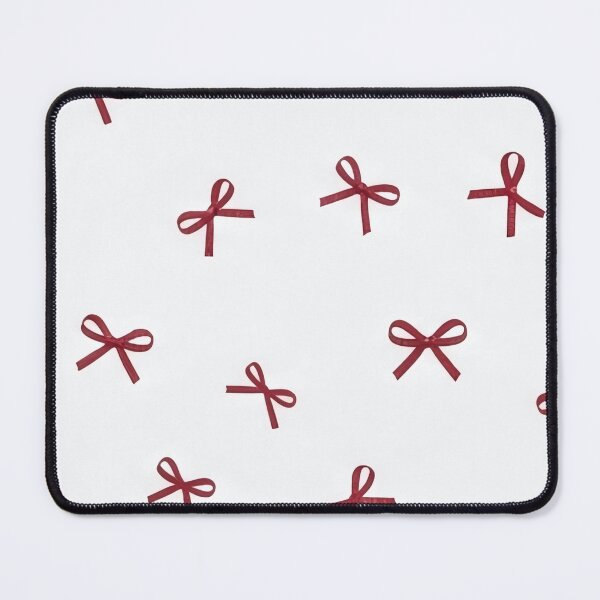 Item preview, Minimalist Red Ribbon Bows Seamless Pattern designed and sold by SassyArtistry.