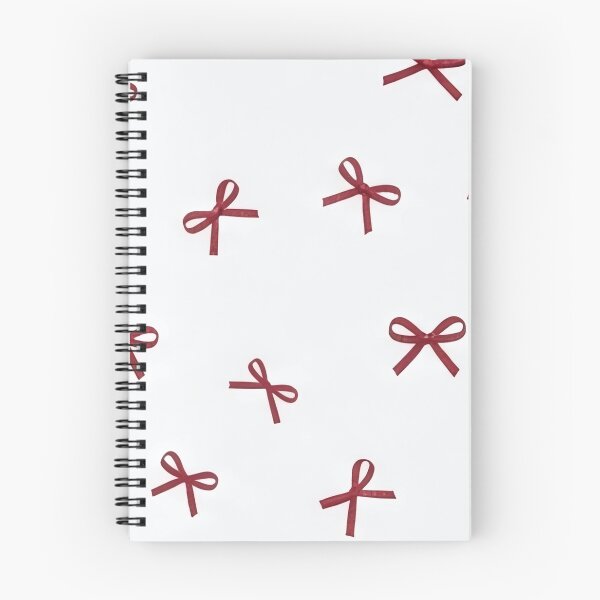 Item preview, Minimalist Red Ribbon Bows Seamless Pattern designed and sold by SassyArtistry.