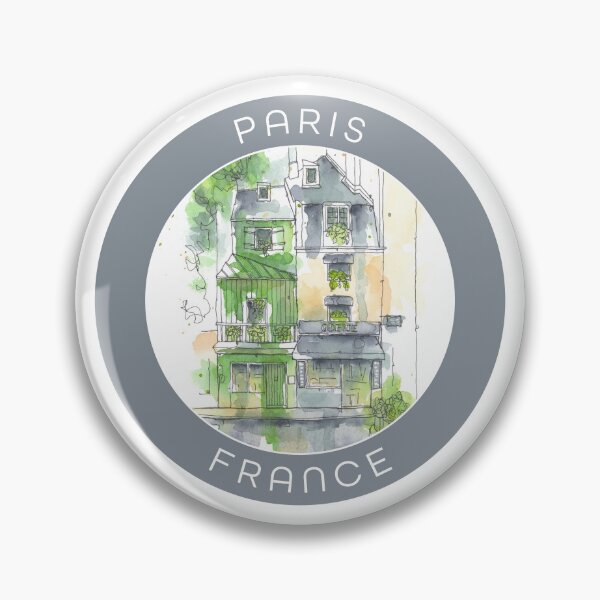 Item preview, Paris Café Watercolor designed and sold by Stacey Creek.