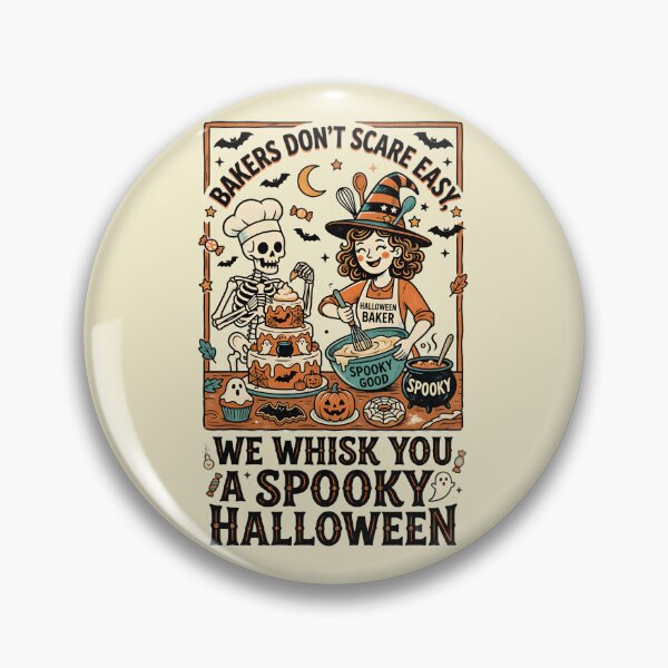 Item preview, Bakers don't scare easy - Halloween for bakers & confectioners designed and sold by ParadoxParadox.