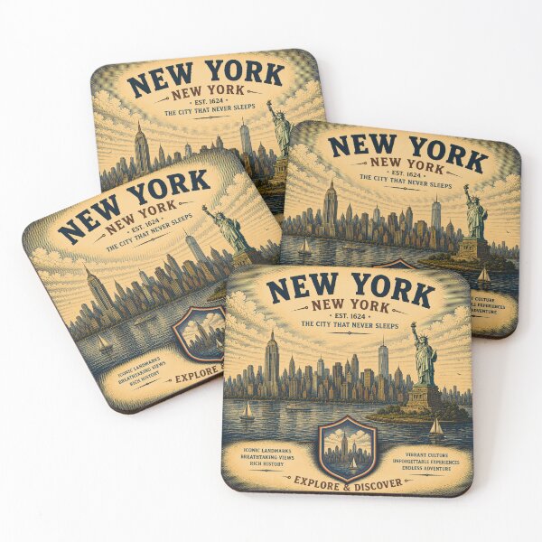 Item preview, Vintage New York City Skyline Adventure designed and sold by T-Motive.