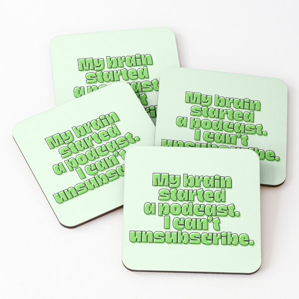 Item preview, My Brain Started a Podcast designed and sold by jianina-alondra.