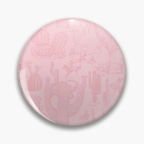 Item preview, Western Cactoile in Tonal Powder Pink designed and sold by YesterdayColl.