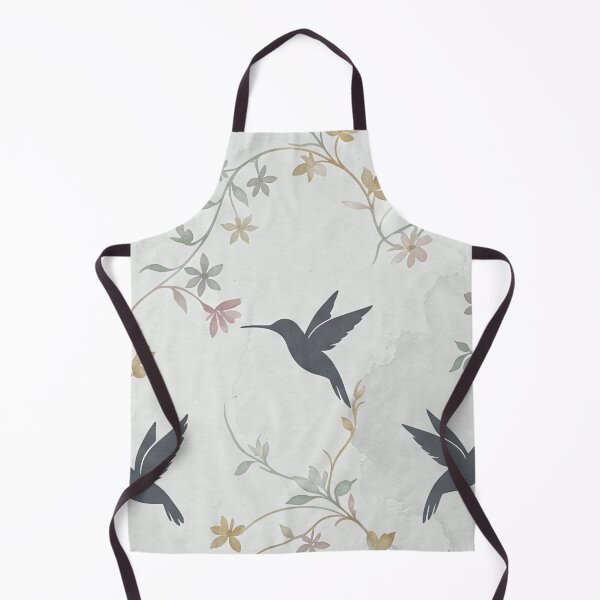 Item preview, Minimalist Flying Hummingbird and Branches Pattern designed and sold by SassyArtistry.