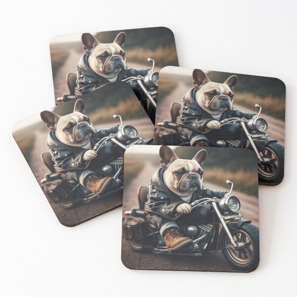 Item preview, French Bulldog Motorcycle – Biker Dog Adventure designed and sold by CanArtVision.