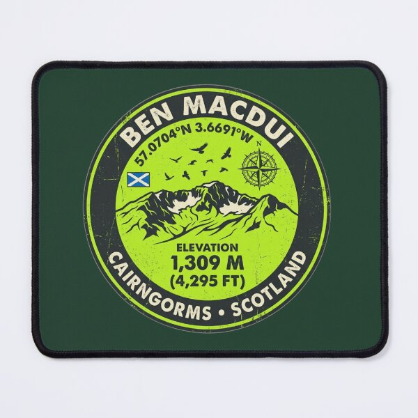 Item preview, Ben Macdui Cairngorms Scotland Mountain Elevation 1309m designed and sold by jeshands.