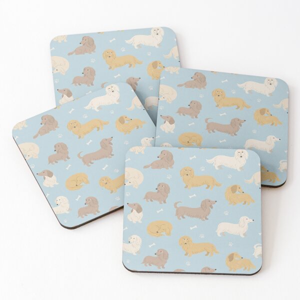 Item preview, Cute Dachshund Wiener Dogs Seamless Pattern designed and sold by SassyArtistry.