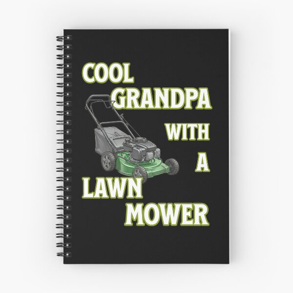 Item preview, Cool grandpa with a lawnmower designed and sold by ReneMM.