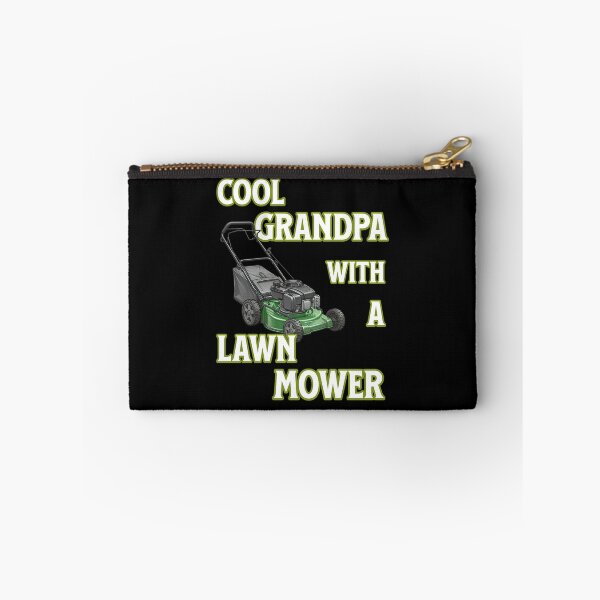 Item preview, Cool grandpa with a lawnmower designed and sold by ReneMM.