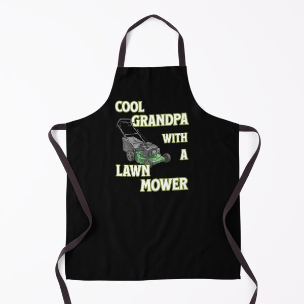 Item preview, Cool grandpa with a lawnmower designed and sold by ReneMM.