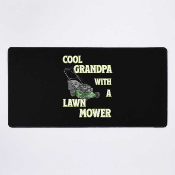 Item preview, Cool grandpa with a lawnmower designed and sold by ReneMM.