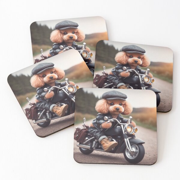 Item preview, Toy Poodle Motorcycle – Biker Dog Adventure designed and sold by CanArtVision.