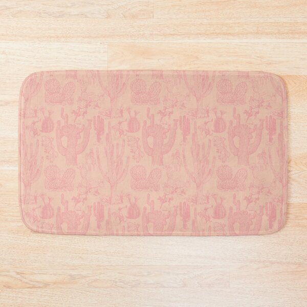 Item preview, Western Cactoile in Tonal Dusty Coral Pink designed and sold by YesterdayColl.