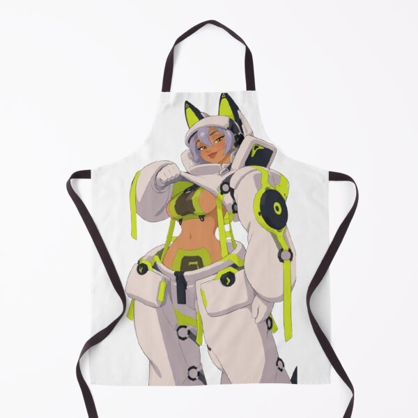 Item preview, Neon Catgirl Space Pilot – Retro Sci-Fi Cartoon Pin-Up designed and sold by  Hollow Moon Studios..