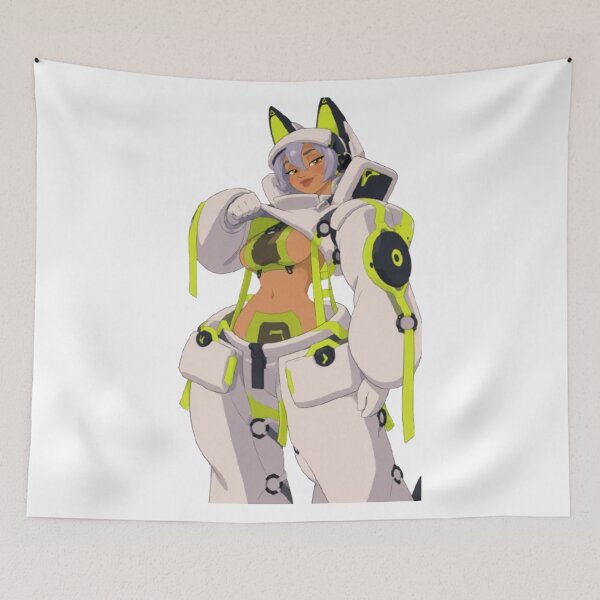 Item preview, Neon Catgirl Space Pilot – Retro Sci-Fi Cartoon Pin-Up designed and sold by  Hollow Moon Studios..