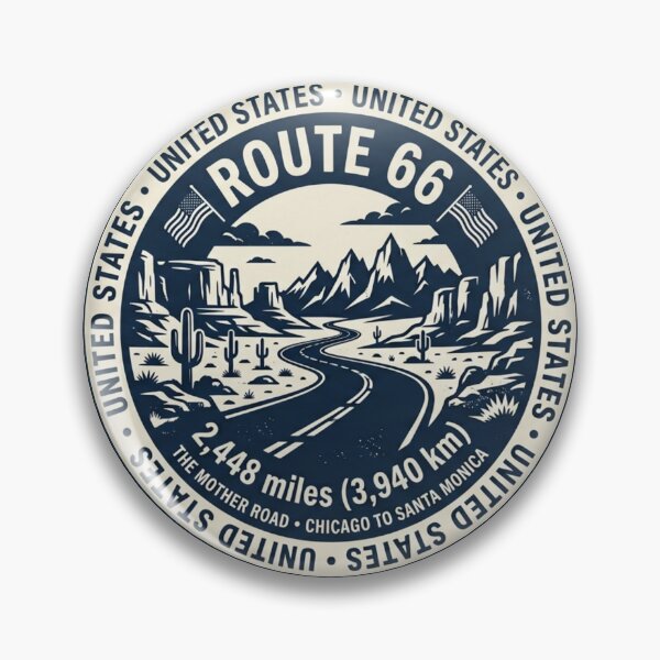 Item preview, Route 66 The Mother Road Chicago To Santa Monica 2448 Miles designed and sold by jeshands.