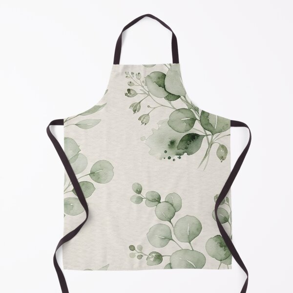 Item preview, Watercolor Eucalyptus Leaves Seamless Pattern designed and sold by SassyArtistry.